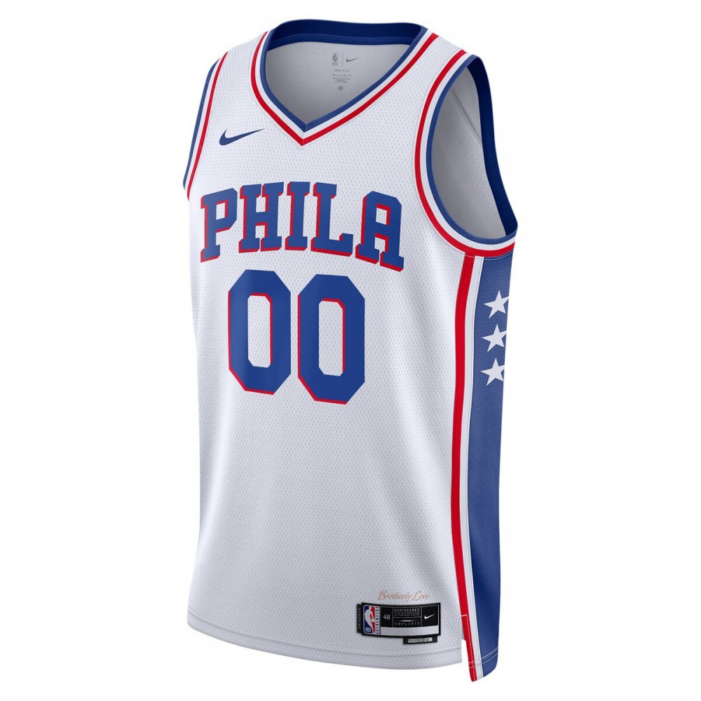 Philadelphia 76ers Unisex 2022/23 Swingman Custom Jersey White - Association Edition-Pro Kit Vault | Brand New 26/27 Sports Jerseys